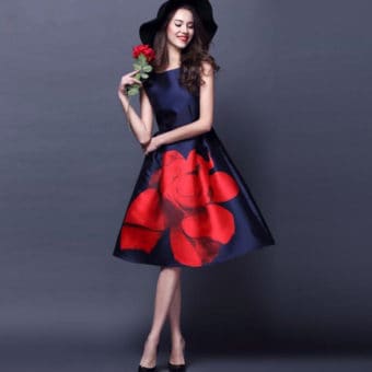 Váy Hoa Hàn Quốc - VDVH51
